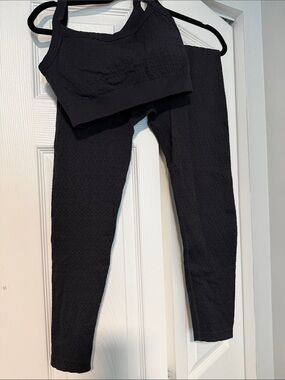 JoyLab Black Seamless Leggings and bra top